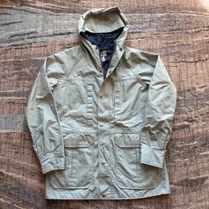 Vintage 80's Wilderness Experience Gore-Tex Gray Shell Parka Jacket Sz Medium